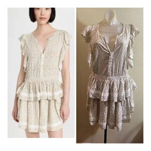 Sokie Collective Size M The Mini Flicker Dress Yellow Cottagecore Fashion NEW